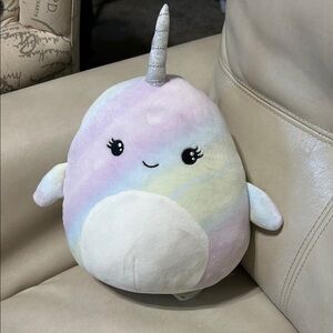 Squishmallows Pastel Narwhal Accent Pillow